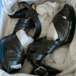 Black high heels